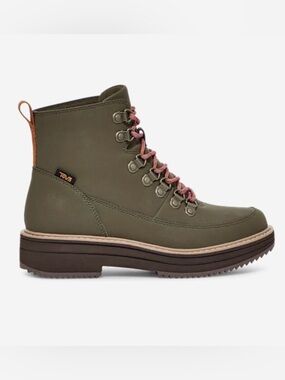 Teva olive green Midform Boots